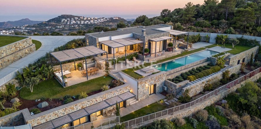 6+2 Villa i Bodrum, Mugla, Tyrkia Nr. 177007