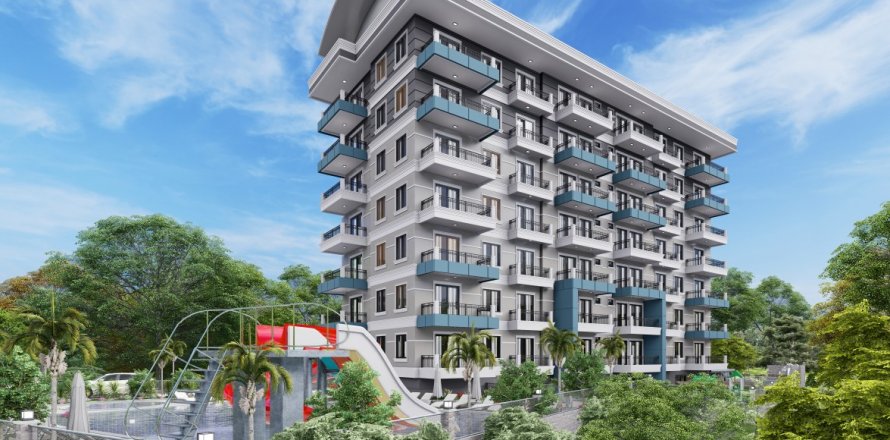 1+1 Lägenhet  i Alanya, Antalya, Turkiet Nr. 179449