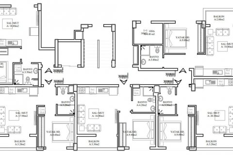 Apartment for sale in Gazipasa, Antalya, Turkey, 1 bedroom, 40m2, No. 179989 – photo 13