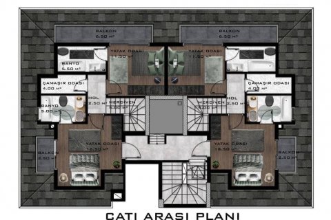 2+1 Wohnung in Avsallar, Antalya, Türkei Nr. 180045 - 24