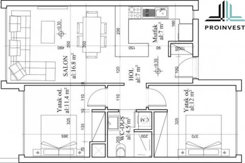 Продажа квартиры в Искеле, Северный Кипр 3 комн., 70м2, №186142 – фото 16