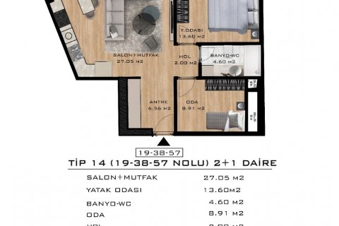 Lejlighed  i Istanbul, Tyrkiet Nr. 182138 - 22