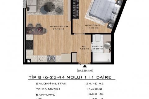 Lejlighed  i Istanbul, Tyrkiet Nr. 182138 - 16