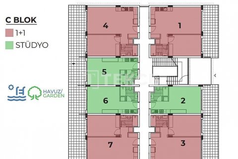 Apartment for sale in Iskele, Northern Cyprus, 1 bedroom, 89m2, No. 192068 – photo 21