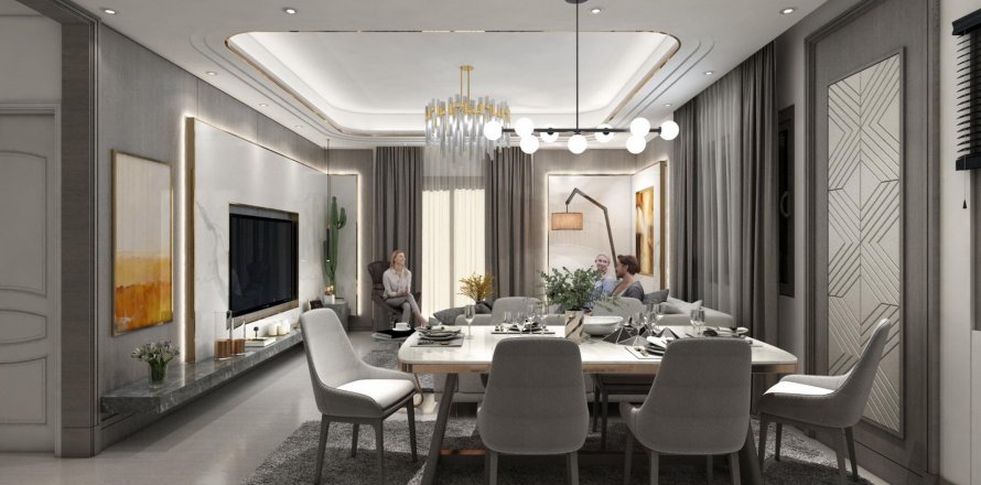 1+1 Apartment in Alanya Sunrise, Okurcalar, Alanya, Antalya, Turkey No. 160417