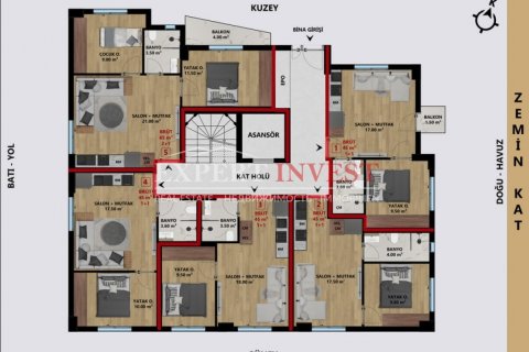 Продажа квартиры в Муратпаше, Анталье, Турция 3 комн., 65м2, №206902 – фото 4