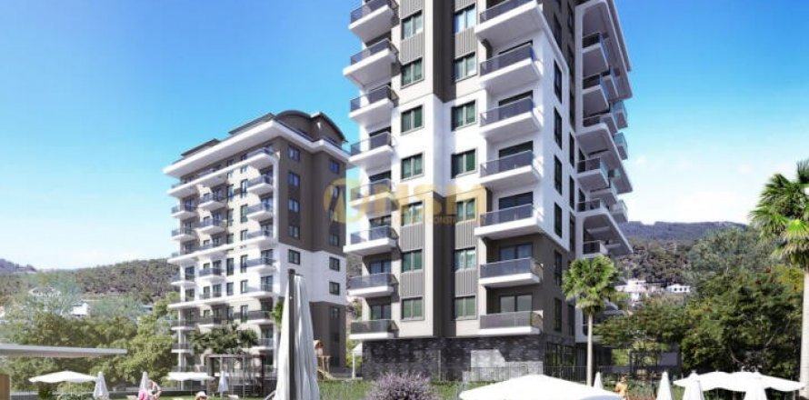 1+1 Lejlighed  i Alanya, Antalya, Tyrkiet Nr. 179738