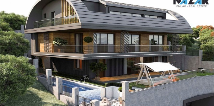 4+1 Lägenhet i Alanya, Antalya, Turkiet Nr. 211257