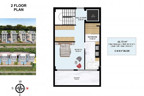 3+2 Villa in Alanya, Antalya, Türkei Nr. 192152 - 4