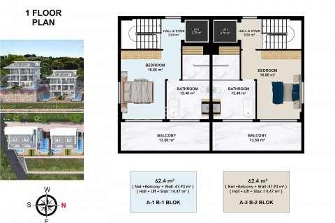 3+2 Villa in Alanya, Antalya, Türkei Nr. 192152 - 9