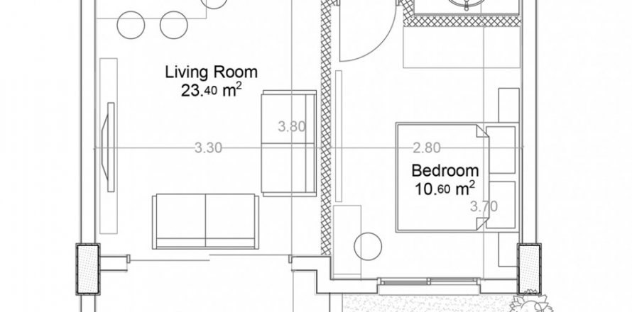 Квартира в Yekta Green Life Gazipasa Residence 1+1, Газипаша, Анталья, Турция №160825