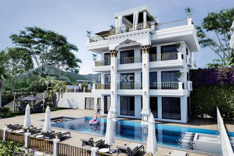 4+1 Villa  i Alanya, Antalya, Turkiet Nr. 161533 - 7