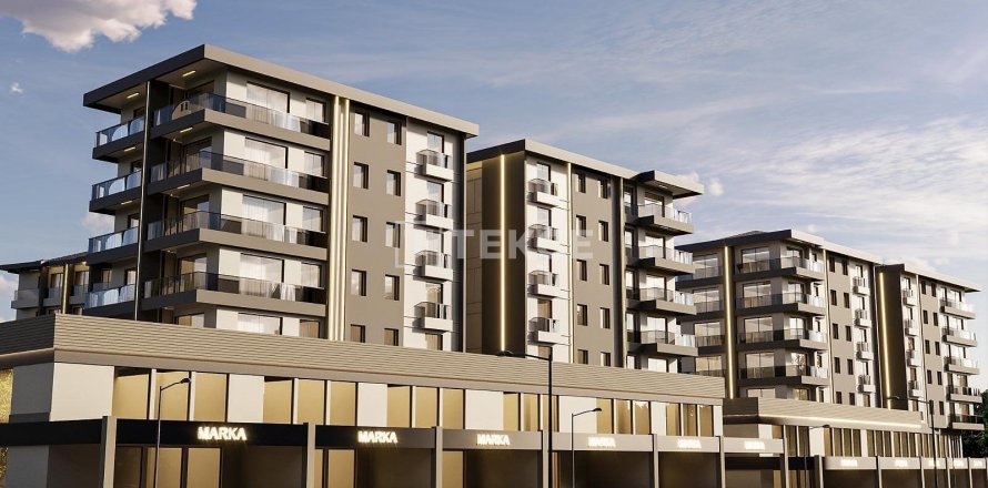 3+1 Leilighet  i Antalya, Tyrkia Nr. 191646
