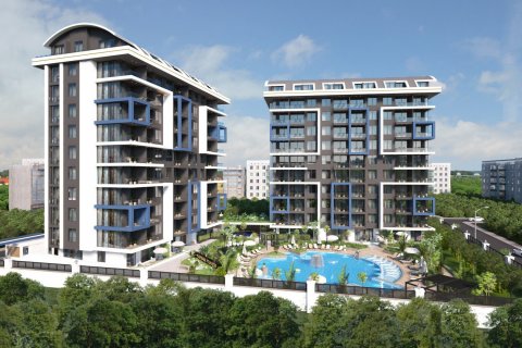 1+1 Lejlighed  i Alanya, Antalya, Tyrkiet Nr. 34316 - 3