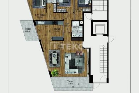 3+1 Takleilighet i Antalya, Tyrkia Nr. 189130 - 15
