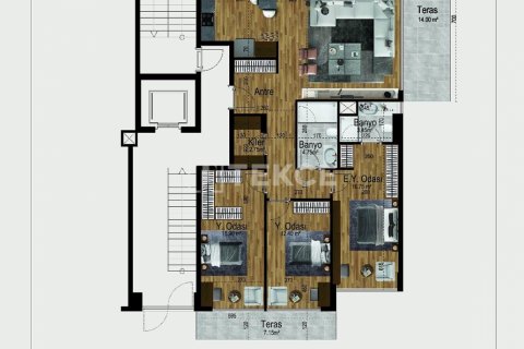 3+1 Takleilighet i Antalya, Tyrkia Nr. 189130 - 14