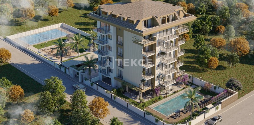 Daire 1+1 Alanya, Antalya, Türkiye №191590