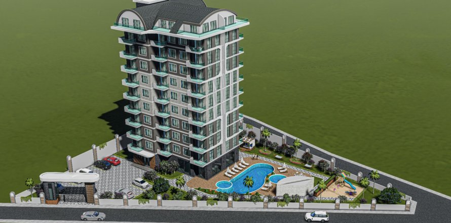 Daire 1+1 Alanya, Antalya, Türkiye №181564