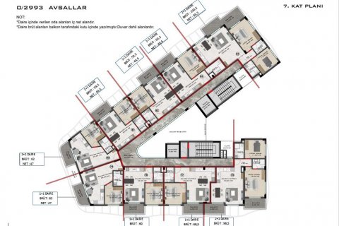 Wohnung  in Alanya, Antalya, Türkei Nr. 186237 - 26