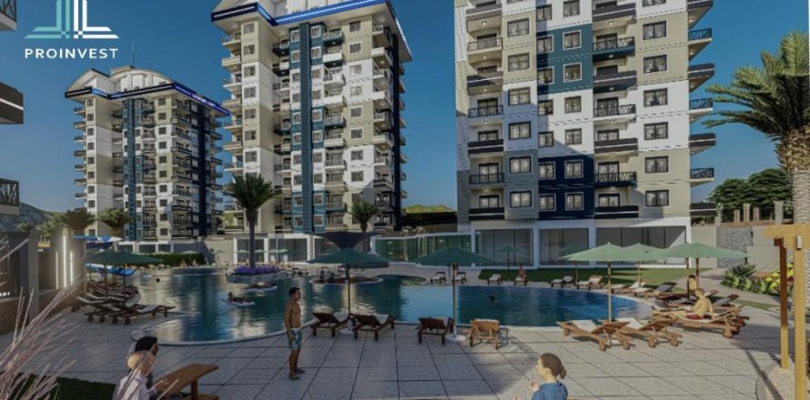 Lejlighed  i Alanya, Antalya, Tyrkiet Nr. 186233