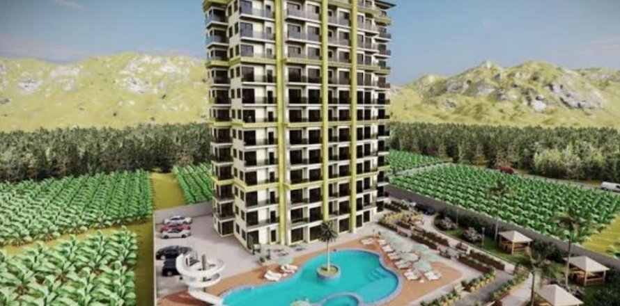 1+1 Lejlighed  i Mahmutlar, Antalya, Tyrkiet Nr. 181306