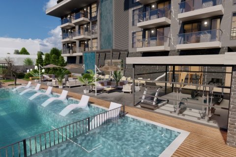 1+1 Lejlighed  i Alanya, Antalya, Tyrkiet Nr. 163715 - 8