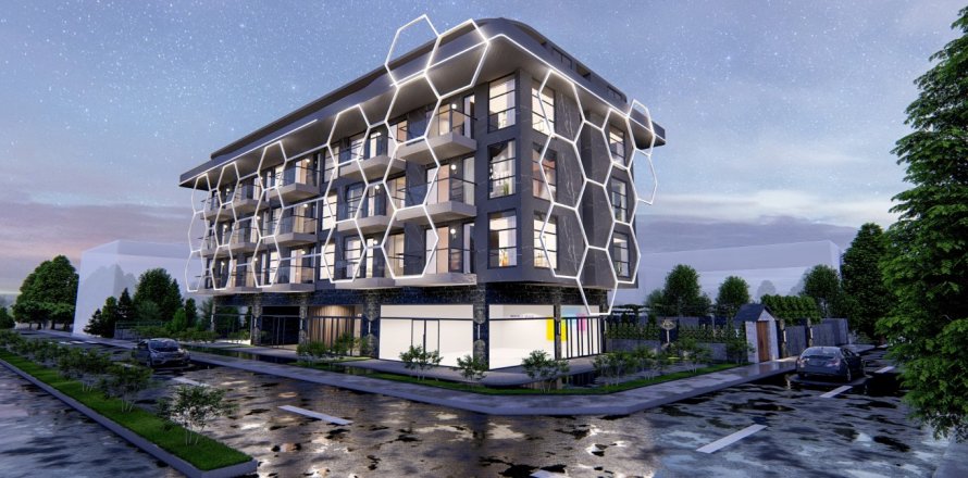 1+1 Lejlighed  i Alanya, Antalya, Tyrkiet Nr. 163715