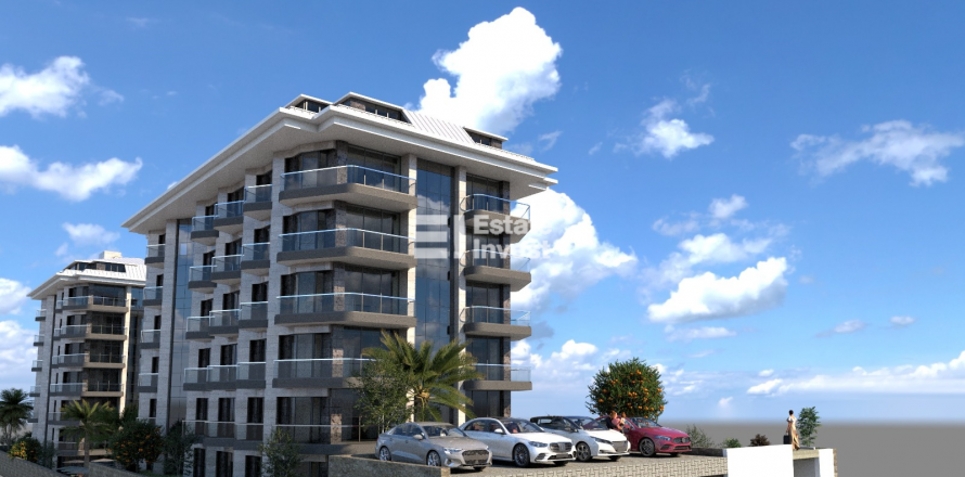 1+1 Lejlighed  i Alanya, Antalya, Tyrkiet Nr. 174471