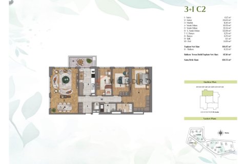 3+1 Leilighet i Küçükçekmece, Istanbul, Tyrkia Nr. 191445 - 30