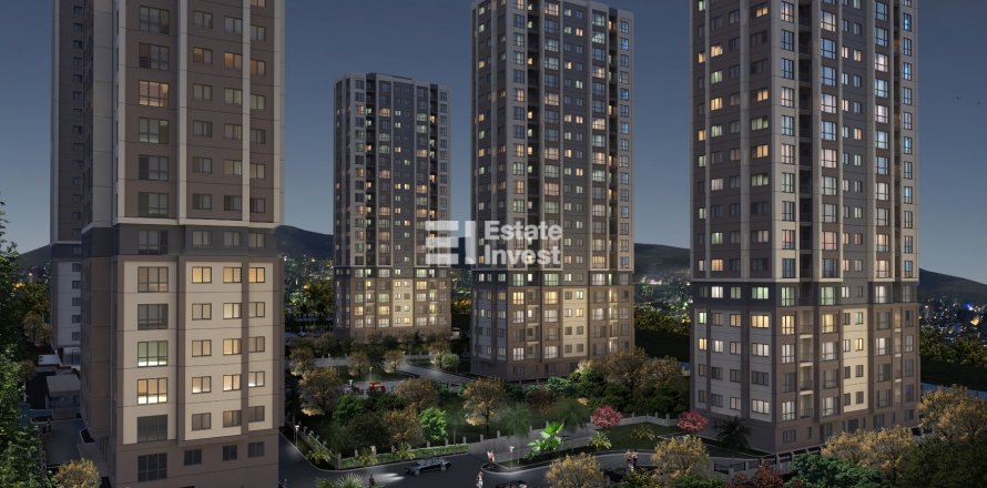 3+1 Lejlighed  i Istanbul, Tyrkiet Nr. 174648