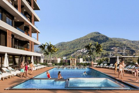 1+1 Leilighet  i Alanya, Antalya, Tyrkia Nr. 211520