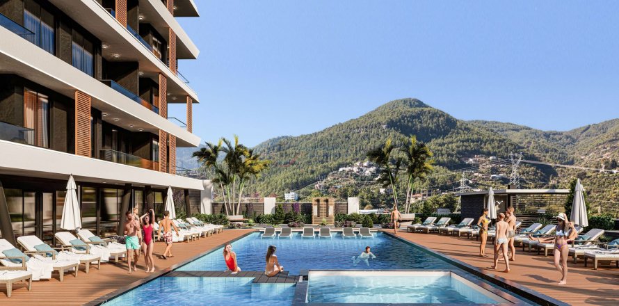 1+1 Leilighet i Alanya, Antalya, Tyrkia Nr. 211520