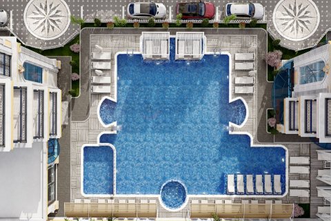 1+1 Lejlighed  i Alanya, Antalya, Tyrkiet Nr. 211529 - 15