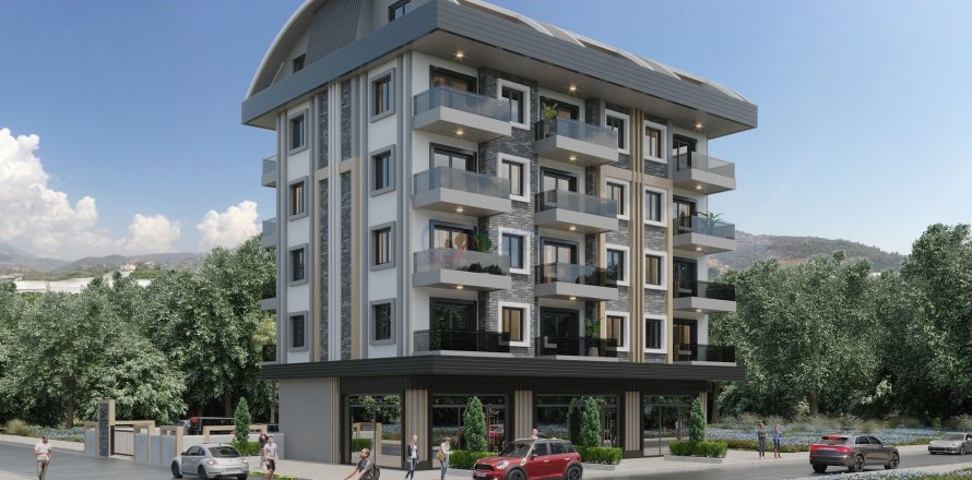 1+1 Lägenhet  i Alanya, Antalya, Turkiet Nr. 211384