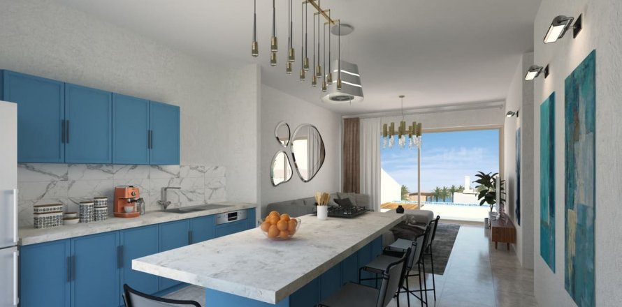 Dubleks daire Mykonos Homes 3+1, Bahçeli, Girne,  №161342