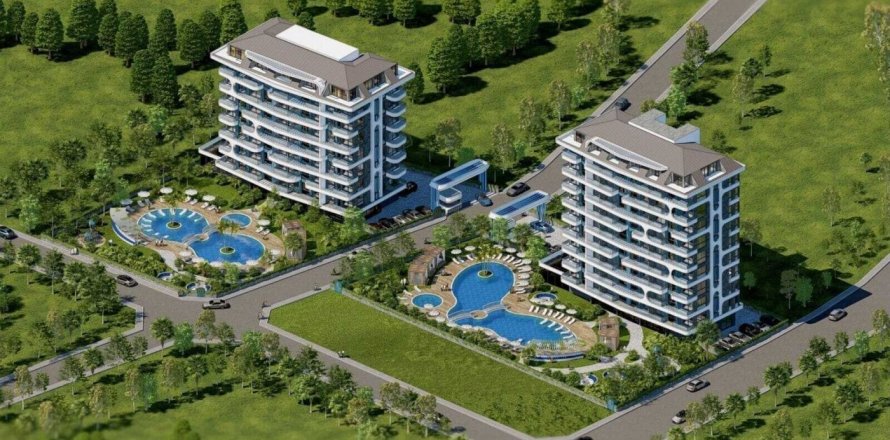 Квартира  1+1 в Демирташе, Аланья, Анталья, Турция №180076