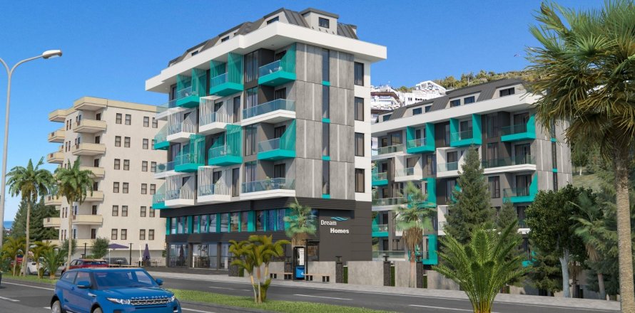 Жилой комплекс Dream Homes Alanya (пляж Клеопатры, Турция)  в Аланье, Анталья, Турция №55901