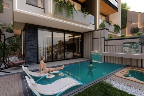3+1 Villa  i Alanya, Antalya, Turkiet Nr. 176795 - 21