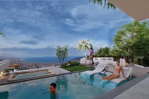 3+1 Villa  i Alanya, Antalya, Turkiet Nr. 176795 - 22
