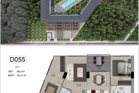 1+1 Wohnung  in Istanbul, Türkei Nr. 179386 - 8