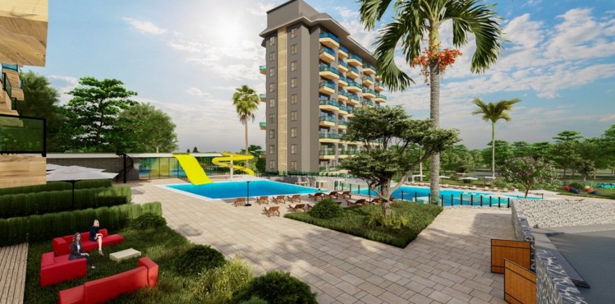 Квартира в Konak Green Towers 3+1, Аланья, Анталья, Турция №163549