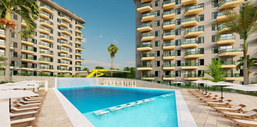 2+1 Leilighet i Konak Green Towers, Alanya, Antalya, Tyrkia Nr. 163546