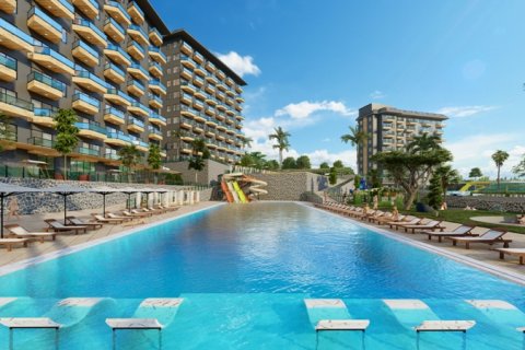 Квартира в Konak Green Towers 3+1, Аланья, Анталья, Турция №163551