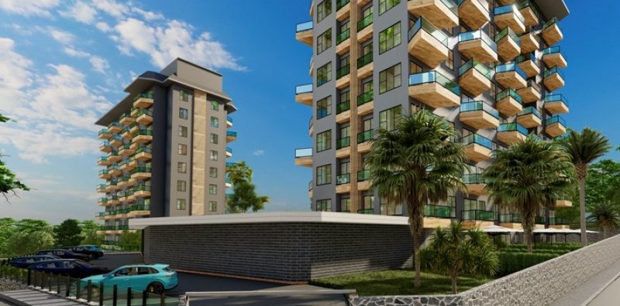 آپارتمان در در Konak Green Towers Alanya ، ترکیه 3 خوابه ، 148 متر مربع.  شماره 163552