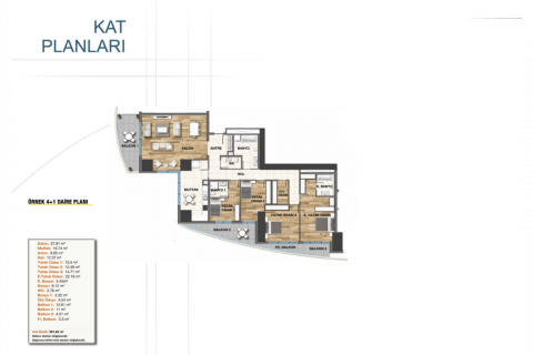 Leilighet  i Kartal, Istanbul, Tyrkia Nr. 165907 - 29