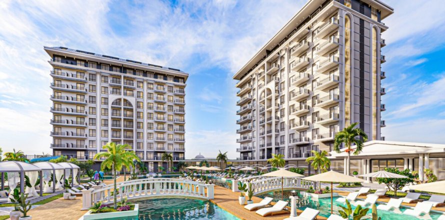 Lejlighed i Alanya, Antalya, Tyrkiet Nr. 181282