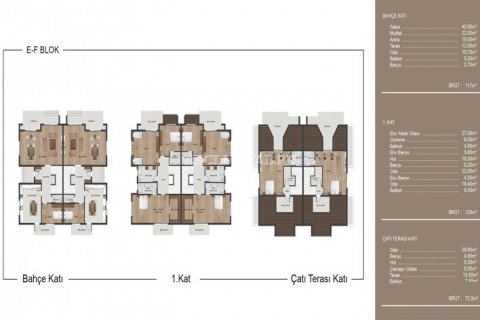 3+1 Villa  i Izmir, Tyrkiet Nr. 178806 - 29