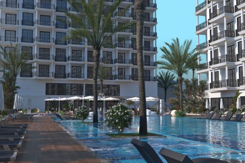 1+1 Lejlighed  i Alanya, Antalya, Tyrkiet Nr. 166993
