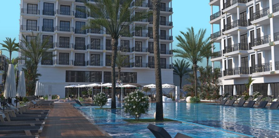 1+1 Leilighet i Alanya, Antalya, Tyrkia Nr. 166993