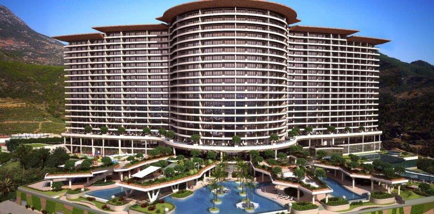1+1 Lägenhet  i Alanya, Antalya, Turkiet Nr. 168694